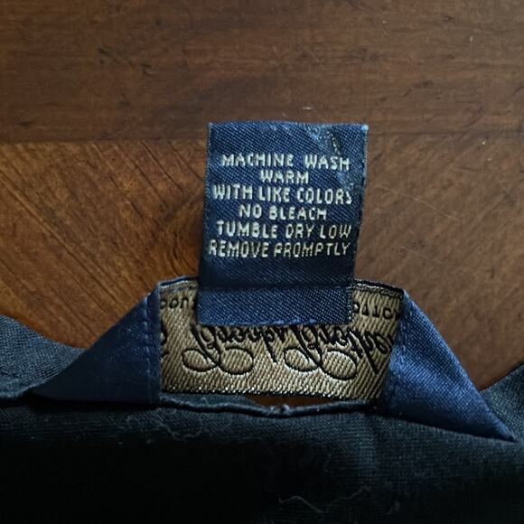 Brooks Brothers Double Mercerized Cotton Black Knit Top Woman Size Medium - Picture 6 of 8